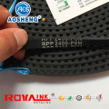 Rubber open end belt CR/HNBR S2M/S8M